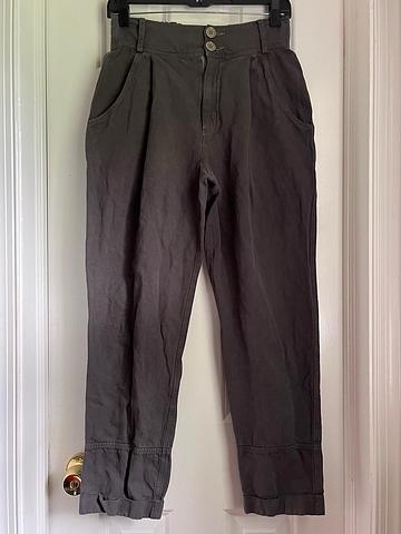 Breezy, Linen and Cotton Blend Pants