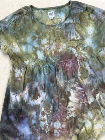 Cotton Corduroy Ice Dyed Dress