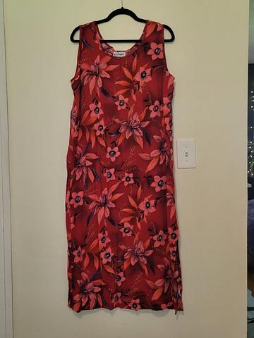 floral shift dress