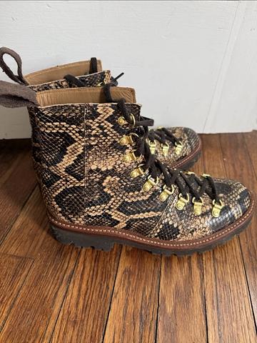 Snake Print Nanette Boots