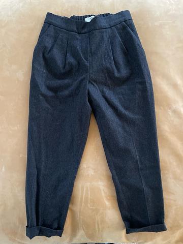 stretch wool cashmere trousers