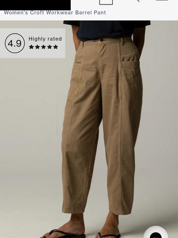 Women's Croft Workwear Barrel Pant