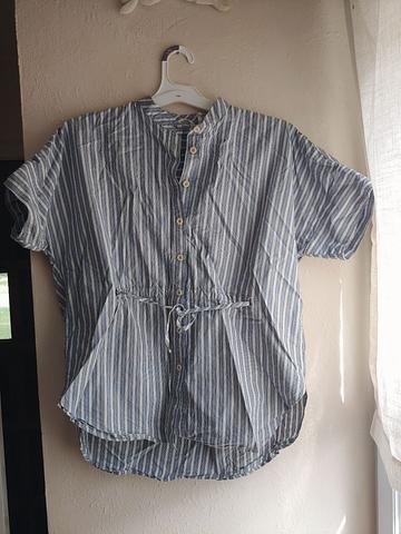 adjustable waist button down