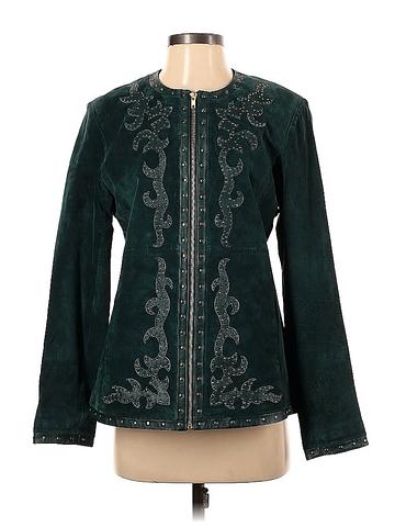 Suede studded jacket
