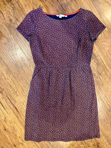 Cotton flower-print dress