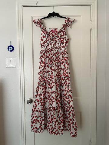 Betsey Johnson Strawberry Maxi Dress