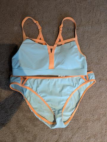 Two piece bathing suit