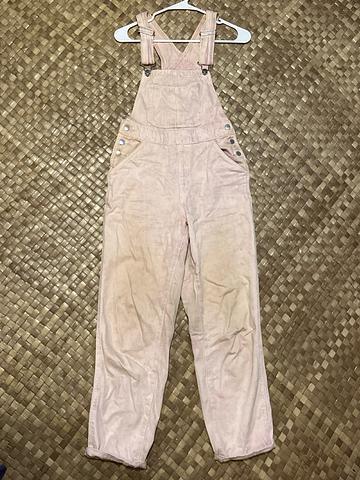 Light pink overalls