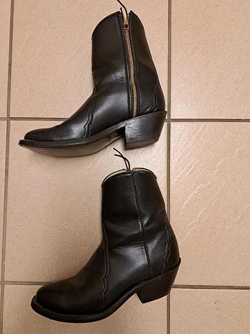 Short Black Cowboy Boots