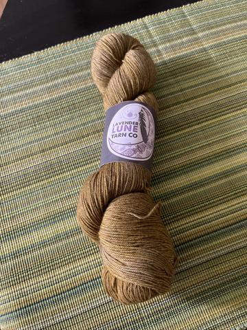 Lavender Lune fingering yarn