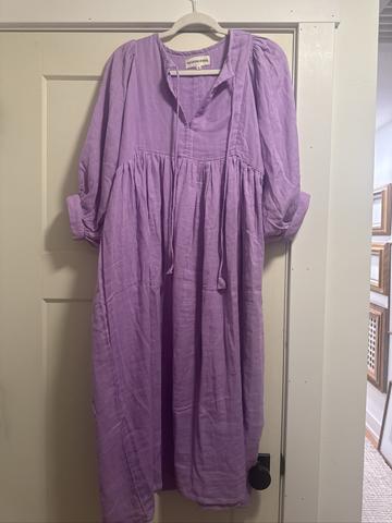 Kyra midi dress in orchid XS NEW!
