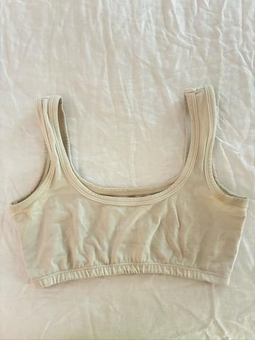 Wide strap bra