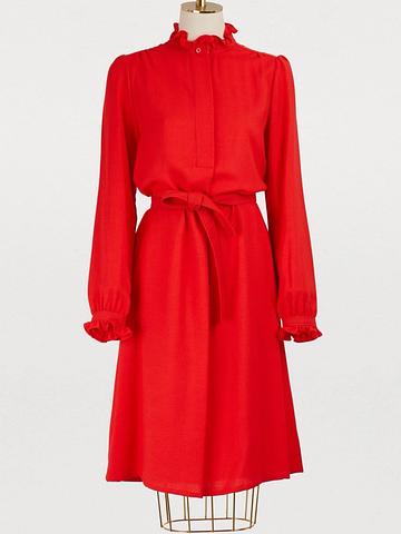 APC Astor Wool Blend Dress