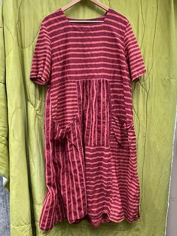 Stripped Cotton Dress