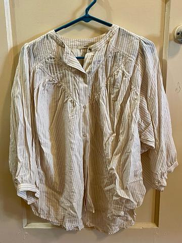 Sessùn Savi Blouse - Sandblack Stripe