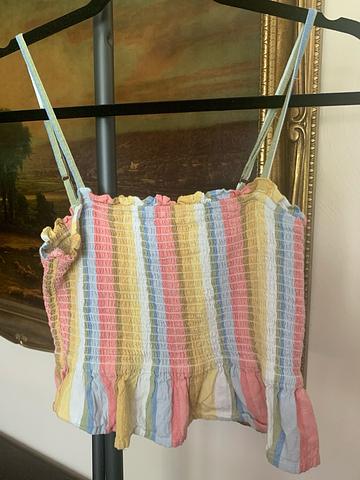 Linen rainbow crop