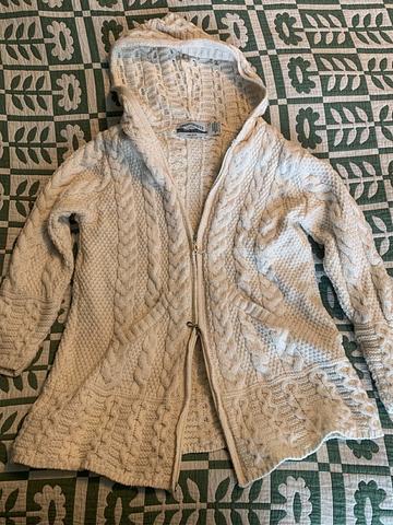 Irish wool hoodie