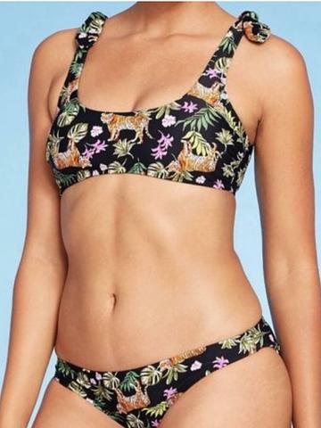 Tiger Floral Bikini