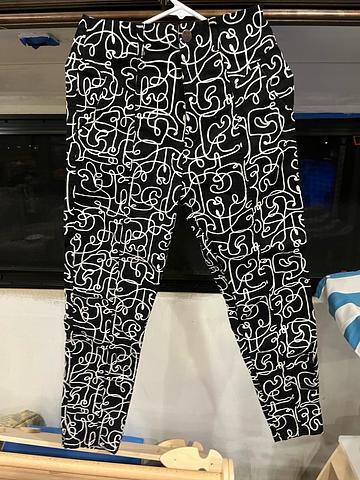 Black and White Pants