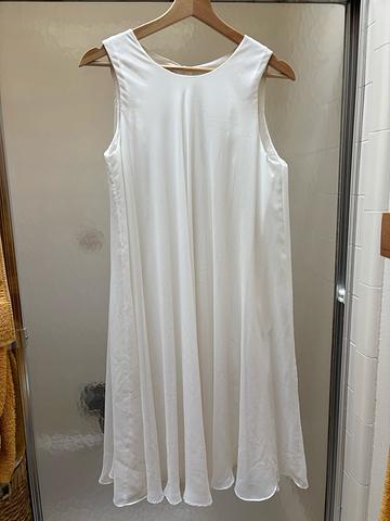 A-Line White Dress