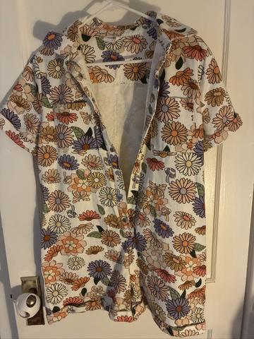Floral/Woodland Romper