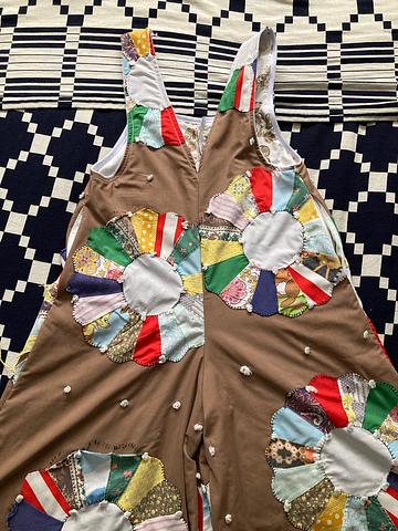 Quilted modified Caladium Jumpsuit