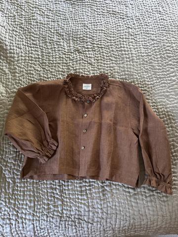 Mini ruffle blouse