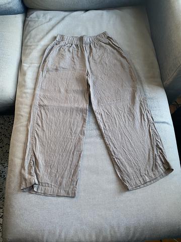 Brown Linen Pants