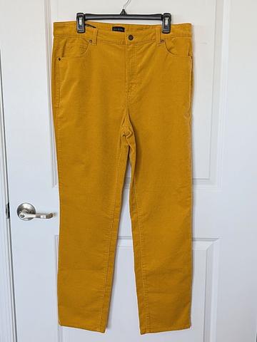 Corduroy Straight Leg Pant