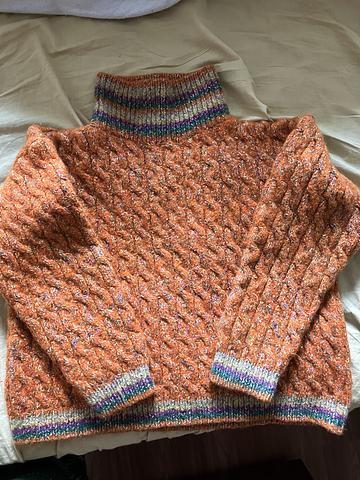 Handknit Cable Sweater
