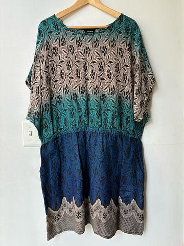 Ombré viscose dress
