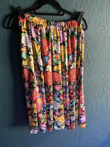 Floral maxi skirt