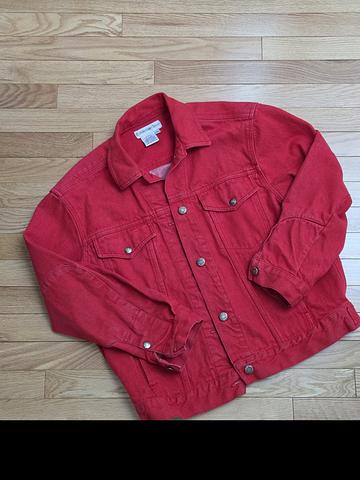 Red Denim Jacket
