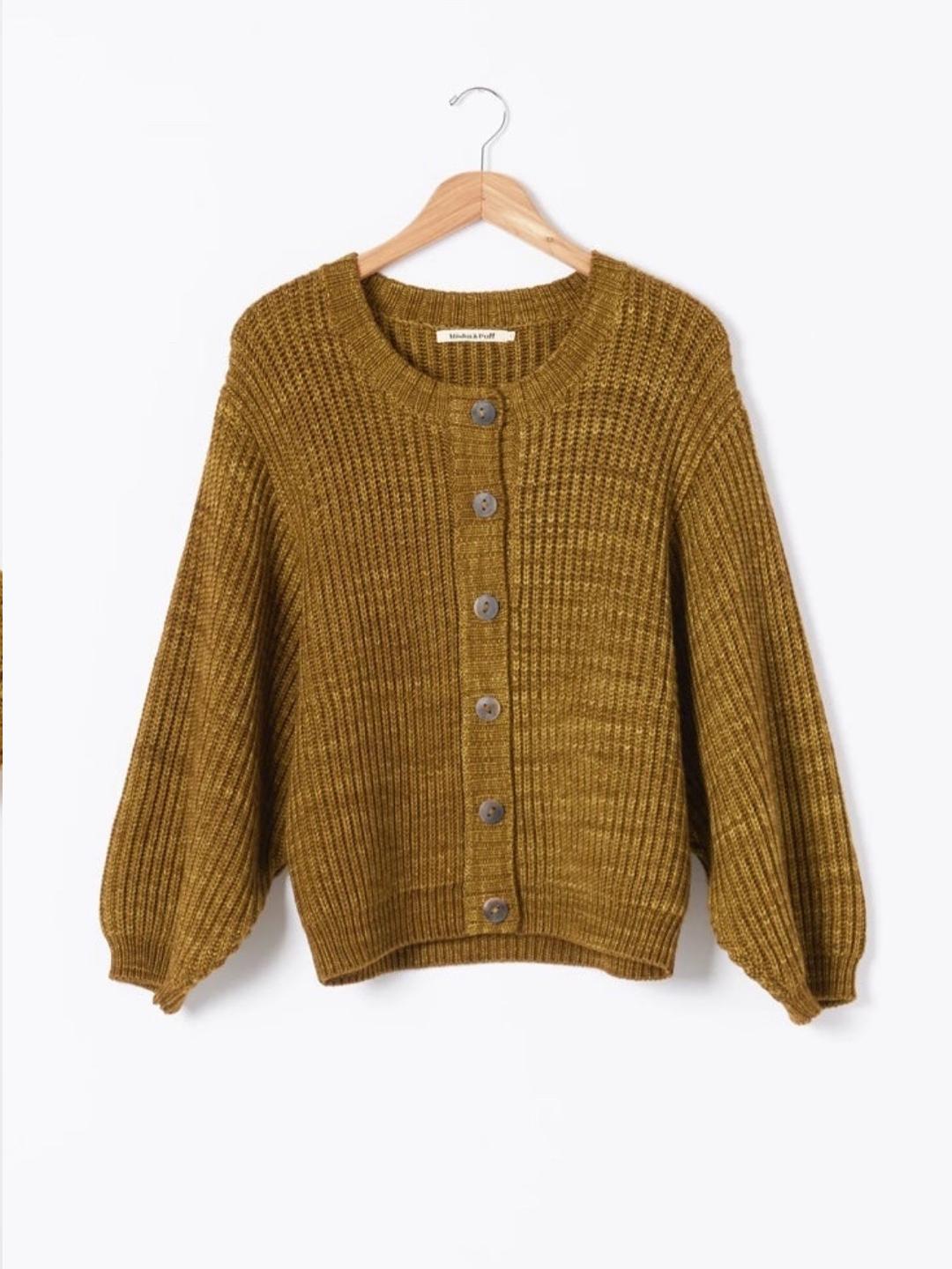 Misha & Puff - Misha and Puff fisherman cardigan - Lucky Sweater