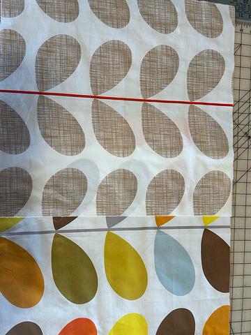 2 pieces cut fabric
