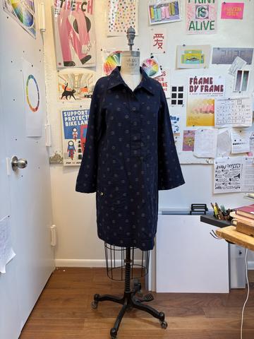 Blue Smock Dress
