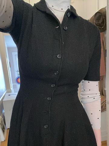 Fit & flare wool dress