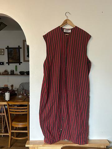 Striped vest duster/ dress