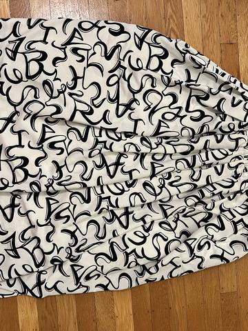 Print maxi skirt