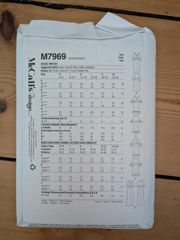 M7969 Dress Pattern XS-XXL