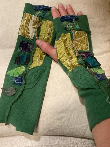 wool Fingerless Gloves