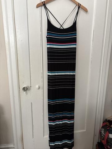 White House black market striped maxi