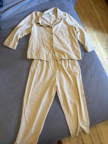 Linen Blend Pants set