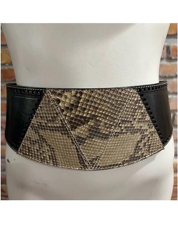 Wide Belt, Snakeskin