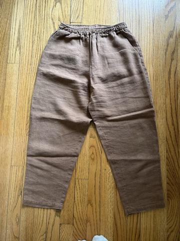 Linen capris