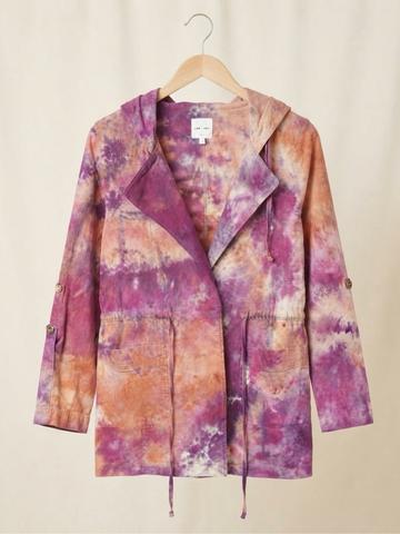 Ice Dyed Linen Blend Jacket