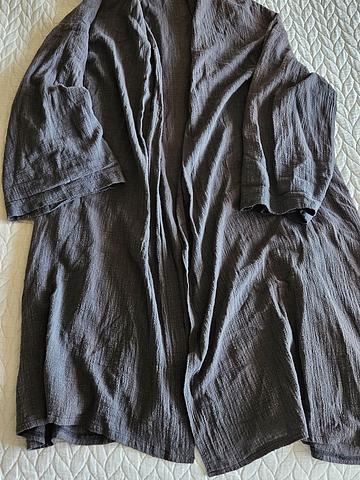 Long Gauzy Cardigan