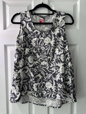 Self drafted sleeveless top