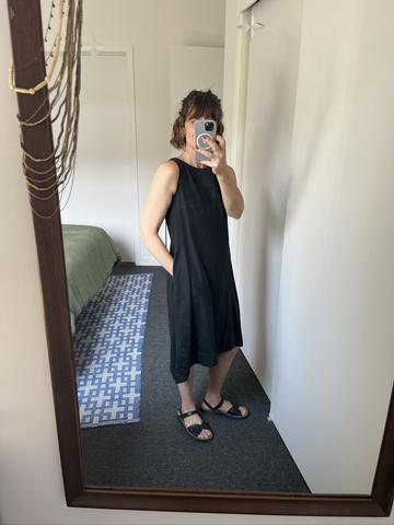 Linen Blend Dress