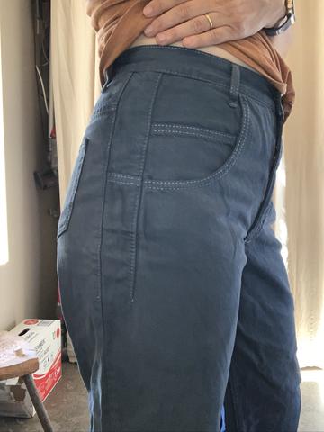 Overdyed 80s jeans